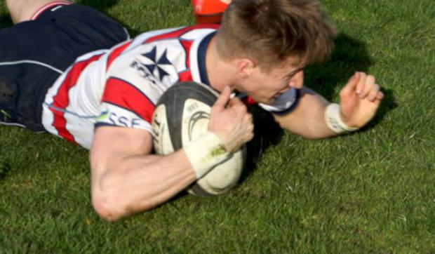 Streatham Guardian: Seal: Jack Gash scores the final try in last weekend's win over Doncaster Knights Picture: David Whittam Streatham Guardian: Seal: Jack Gash scores the final try in last weekend's win over Doncaster Knights Picture: David Whittam