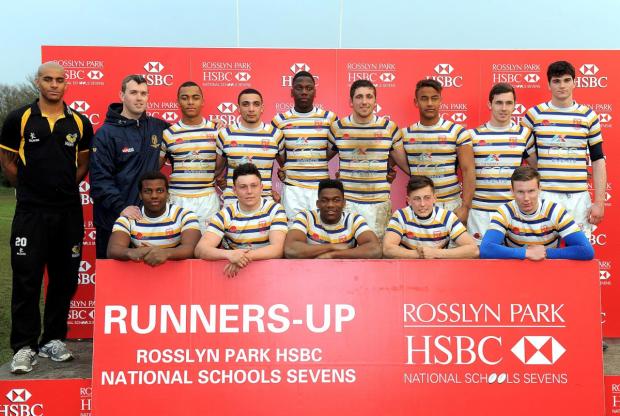 Streatham Guardian: Runners up: Purley-based John Fisher School missed out in the Rosslyn Park HSBC National School Sevens open final Streatham Guardian: Runners up: Purley-based John Fisher School missed out in the Rosslyn Park HSBC National School Sevens open final