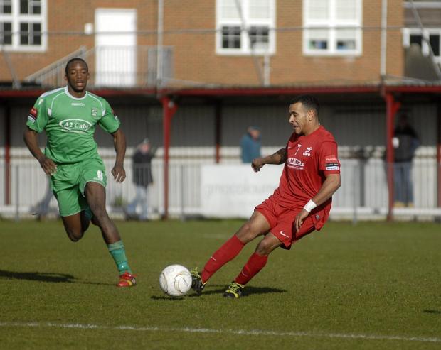 Streatham Guardian: Gone: Jordan Wilson has left Colston Avenue for Grays Athletic SP81896 Streatham Guardian: Gone: Jordan Wilson has left Colston Avenue for Grays Athletic SP81896