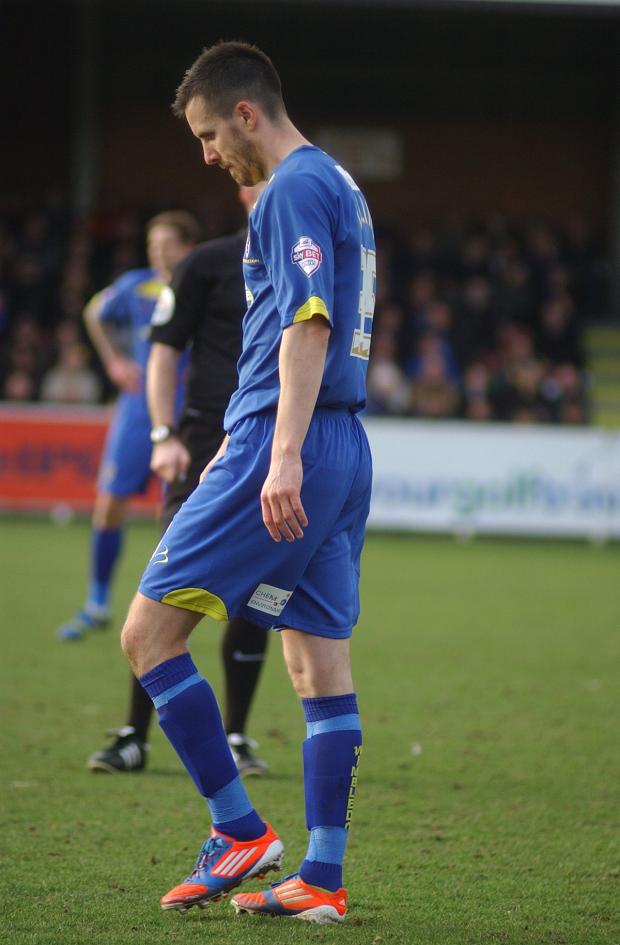 Streatham Guardian: Off: Michael Collins has been recalled by Scunthorpe United Streatham Guardian: Off: Michael Collins has been recalled by Scunthorpe United