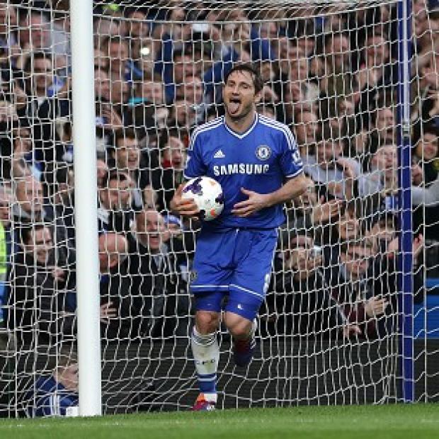 Streatham Guardian: Frank Lampard netted Chelsea's second in their 3-0 win over Stoke Streatham Guardian: Frank Lampard netted Chelsea's second in their 3-0 win over Stoke