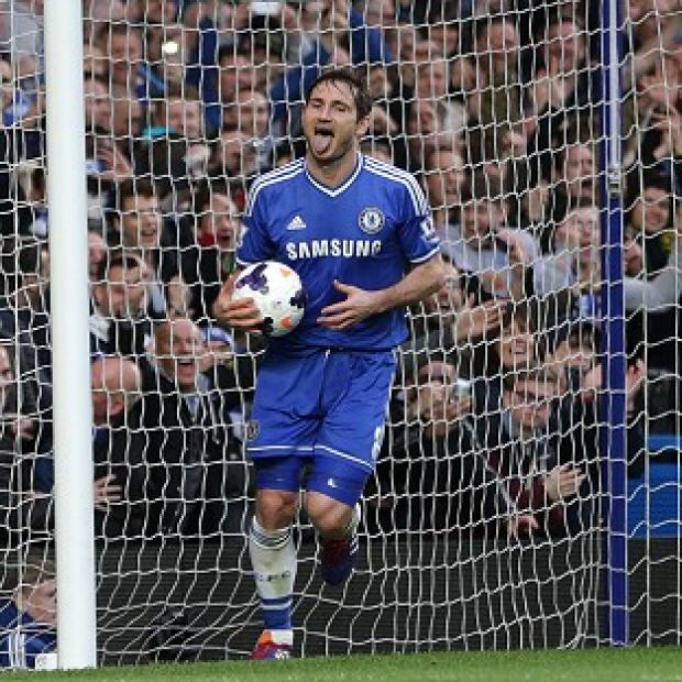 Streatham Guardian: Frank Lampard netted the second goal for Chelsea Streatham Guardian: Frank Lampard netted the second goal for Chelsea