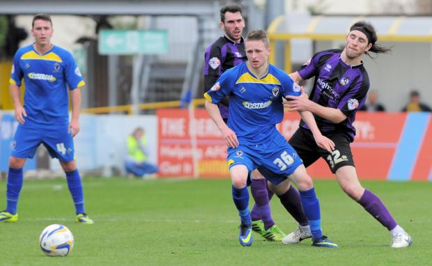 Streatham Guardian: Shut-out: Tom Richards and his Dons colleagues shut the door on Bristol Rovers in Saturday's 0-0 draw Picture: David Purday Streatham Guardian: Shut-out: Tom Richards and his Dons colleagues shut the door on Bristol Rovers in Saturday's 0-0 draw Picture: David Purday