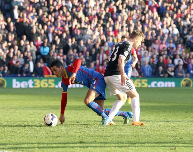Streatham Guardian: Bit-part role: Tom Ince in action during the defeat to Southampton Streatham Guardian: Bit-part role: Tom Ince in action during the defeat to Southampton