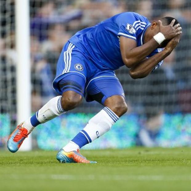 Streatham Guardian: Samuel Eto'o reacts after a missed shot during the defeat to Sunderland Streatham Guardian: Samuel Eto'o reacts after a missed shot during the defeat to Sunderland