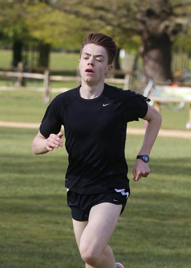 Streatham Guardian: Prepared: Cassian Hyde in parkrun action Streatham Guardian: Prepared: Cassian Hyde in parkrun action