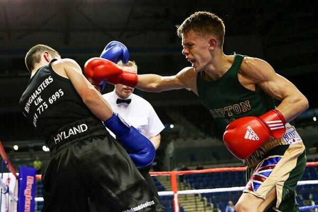 Streatham Guardian: Raw power: Charlie Edwards beat Blane Hyland on a split decision en route to becoming the England National Finals flyweight champion Streatham Guardian: Raw power: Charlie Edwards beat Blane Hyland on a split decision en route to becoming the England National Finals flyweight champion