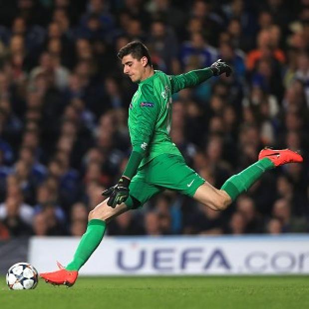 Streatham Guardian: Thibaut Courtois impressed against his parent club Streatham Guardian: Thibaut Courtois impressed against his parent club