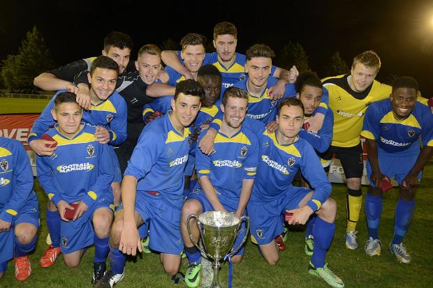 Streatham Guardian: Winners: Will Nightingale, George Oakley, Chace Jacquart and Tom Beere all featured in last week's London Senior Cup triumph over Met Police SP84890 Streatham Guardian: Winners: Will Nightingale, George Oakley, Chace Jacquart and Tom Beere all featured in last week's London Senior Cup triumph over Met Police SP84890
