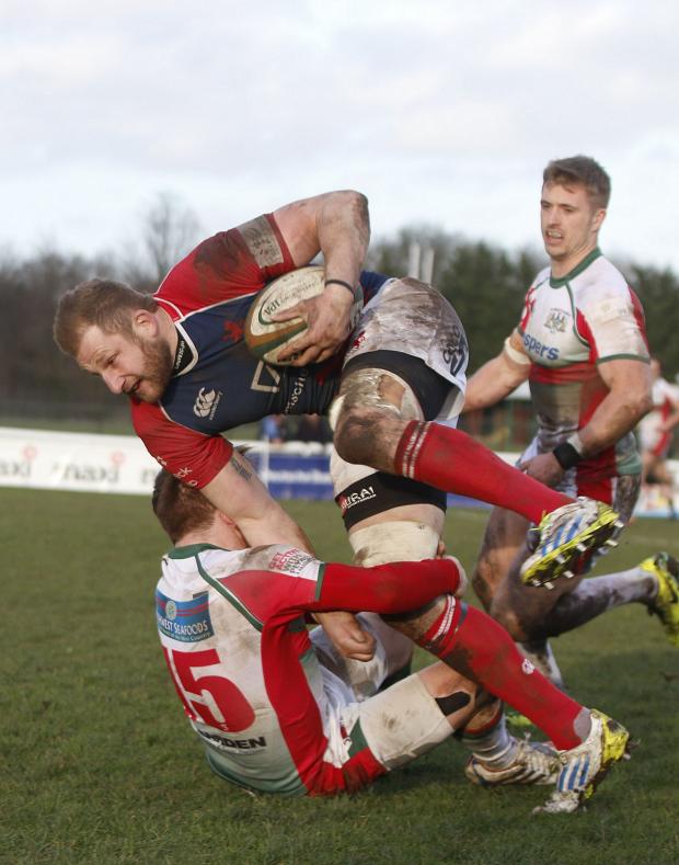 Streatham Guardian: Shortlisted: Scottish’s Mark Bright in action against Plymouth Albion SP82868 Streatham Guardian: Shortlisted: Scottish’s Mark Bright in action against Plymouth Albion SP82868