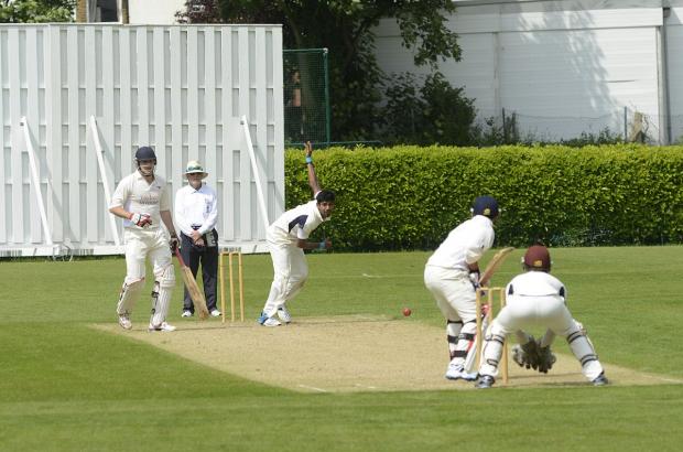 Streatham Guardian: Man with the ball: Surrey CCC opener Arun Harinath took three wickets for Sutton last weekend SP81958 Streatham Guardian: Man with the ball: Surrey CCC opener Arun Harinath took three wickets for Sutton last weekend SP81958