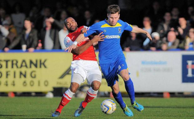 Streatham Guardian: Off: Charlie Sheringham has been released by AFC Wimbledon Picture: David Purday Streatham Guardian: Off: Charlie Sheringham has been released by AFC Wimbledon Picture: David Purday