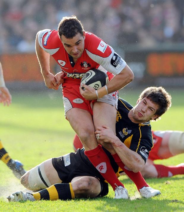 Streatham Guardian: Flying in: Olly Barkley in action for Gloucester Picture: Action Images Streatham Guardian: Flying in: Olly Barkley in action for Gloucester Picture: Action Images