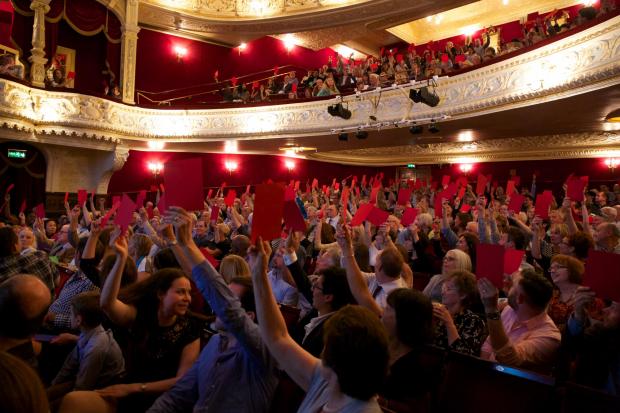 Streatham Guardian: People voting for the winning film at Richmond Theatre. Pictures: Paul Hampartsoumian Streatham Guardian: People voting for the winning film at Richmond Theatre. Pictures: Paul Hampartsoumian