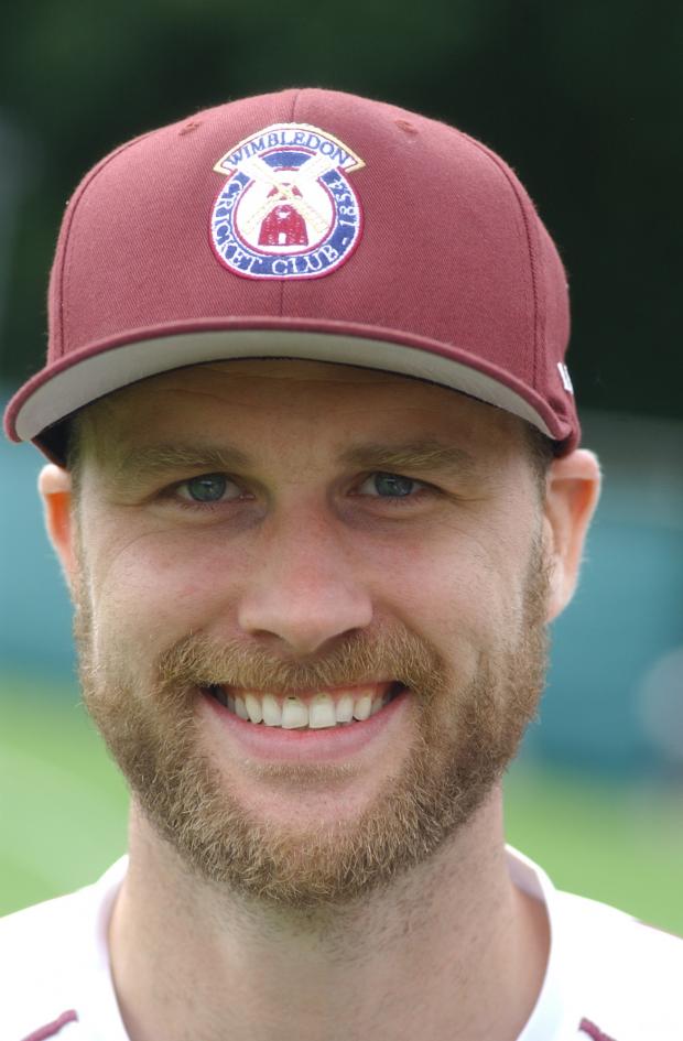 Streatham Guardian: Happy man: Wimbledon CC skipper Chris Benham Streatham Guardian: Happy man: Wimbledon CC skipper Chris Benham