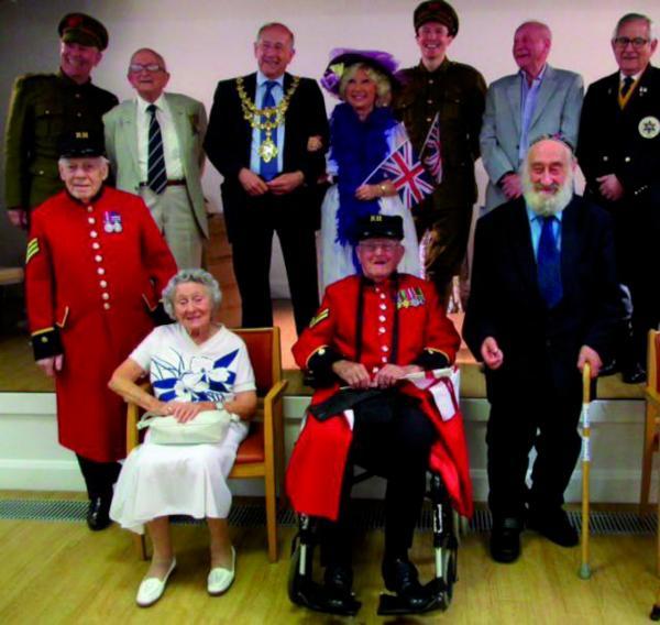 Streatham Guardian: Commemoration: The care home residents paid respects Streatham Guardian: Commemoration: The care home residents paid respects