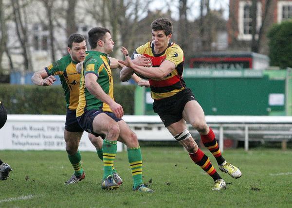 Streatham Guardian: Keep on the park: Richmond's Rob Alexander in action at the Athletic Ground Streatham Guardian: Keep on the park: Richmond's Rob Alexander in action at the Athletic Ground
