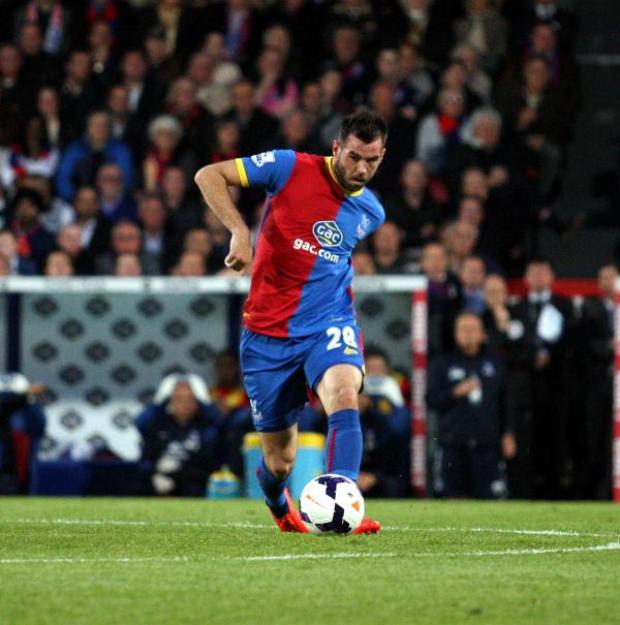 Streatham Guardian: Joe Ledley got the goals spree underway with Palace's opener. Picture by Edmund Boyden. Streatham Guardian: Joe Ledley got the goals spree underway with Palace's opener. Picture by Edmund Boyden.