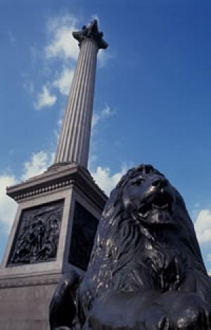 Nelson's Column has been surrounded by scaffolding for the last four months. (Picture: Martina Smit)