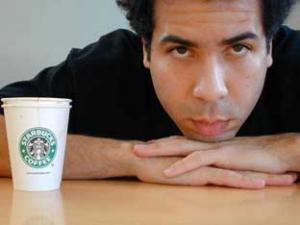 Grinding on and on: Winter has another 3,000 Starbucks stores to visit after his java jaunts in south london and Surrey