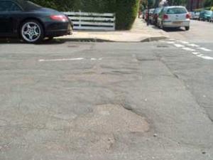 Salford Road is in need of repair