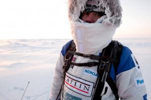 Catlin Arctic Survey team's Pen Hadow in the ice