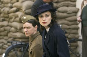 Atonement: Keira Knightly and James McAvoy in the hit film